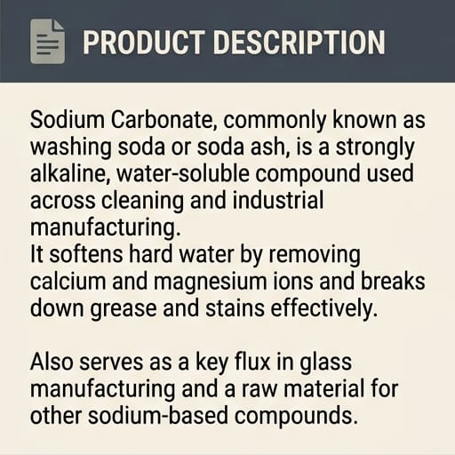Sodium Carbonate - Soda Ash - Washing Soda - photo 2