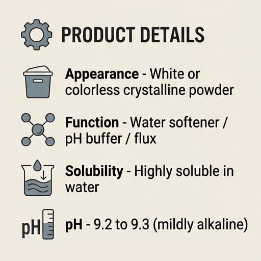 Borax - Sodium Tetraborate Decahydrate - photo 3