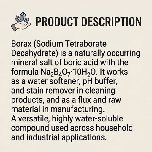 Borax - Sodium Tetraborate Decahydrate - photo 2
