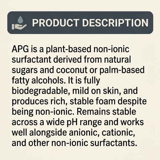 APG - Alkyl Poly Glucoside - photo 2