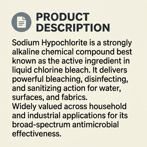 Sodium Hypochlorite (Bleach) - photo 2