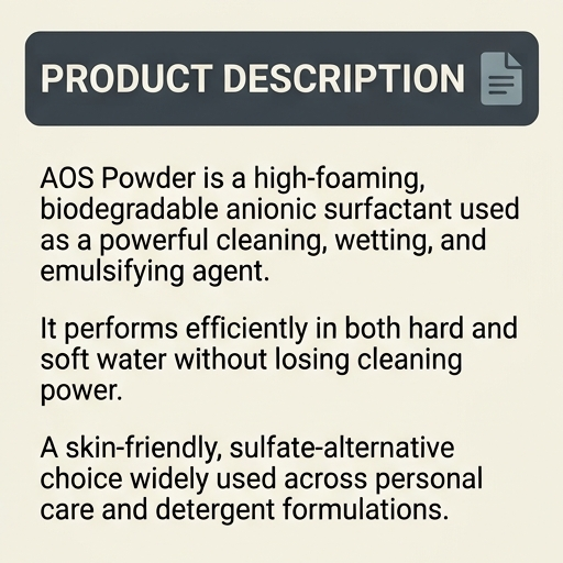 AOS Powder - Alpha Olefin Sulphonate Powder - photo 2