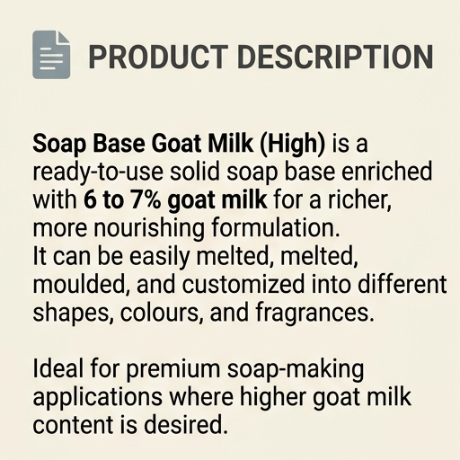 Soap Base Goat Milk High Percentage - photo 3